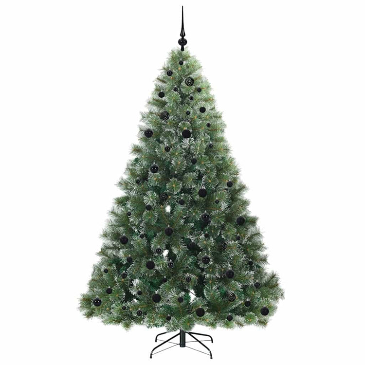 Vidaxx Künstlicher Weihnachtsbaum mit 300 LEDs mit standardmäßigem grünem 210 cm PE und PVC