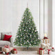 Vidaxx Künstlicher Weihnachtsbaum mit 300 LEDs mit standardmäßigem grünem 210 cm PE und PVC