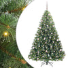 Vidaxx Künstlicher Weihnachtsbaum mit 300 LEDs mit standardmäßigem grünem 210 cm PE und PVC