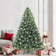 Vidaxx Künstlicher Weihnachtsbaum mit 300 LEDs mit standardmäßigem grünem 210 cm PE und PVC