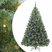 Vidaxx Künstlicher Weihnachtsbaum mit 300 LEDs mit standardmäßigem grünem 210 cm PE und PVC - afbeelding 2