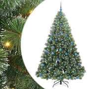 Vidaxx Künstlicher Weihnachtsbaum mit 300 LEDs mit standardmäßigem grünem 210 cm PE und PVC - afbeelding 2
