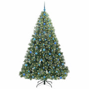 Vidaxx Künstlicher Weihnachtsbaum mit 300 LEDs mit standardmäßigem grünem 210 cm PE und PVC - afbeelding 3