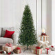 Vidaxx künstlicher Weihnachtsbaum mit Standard grün 180 cm PVC, PE und Stahl