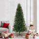 Vidaxx künstlicher Weihnachtsbaum mit Standard grün 210 cm PVC, PE und Stahl