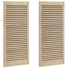 Vidaxx Schranktür 2 Stk. Natur 49,5 x 2,1 x 110 cm massives Kiefernholz