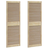 Vidaxx Schranktür 2 Stk. Natur 170 x 2,1 x 59,5 cm massives Kiefernholz - afbeelding 2