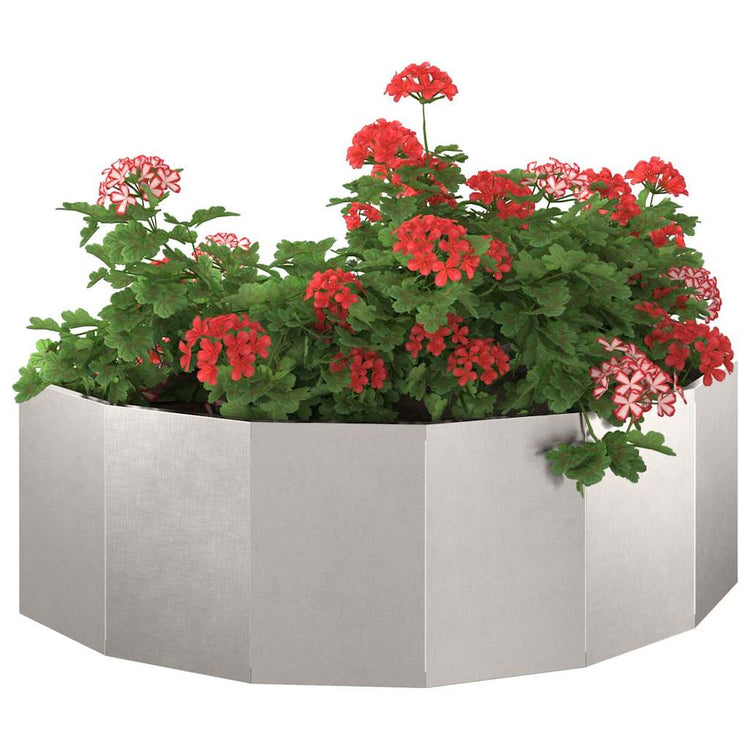 Vidaxx Pflanzgefäß Silber 120 x 60 x 35 cm Edelstahl