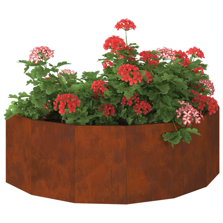 Vidaxx Pflanzgefäß rostig 120 x 60 x 35 cm Cortenstahl