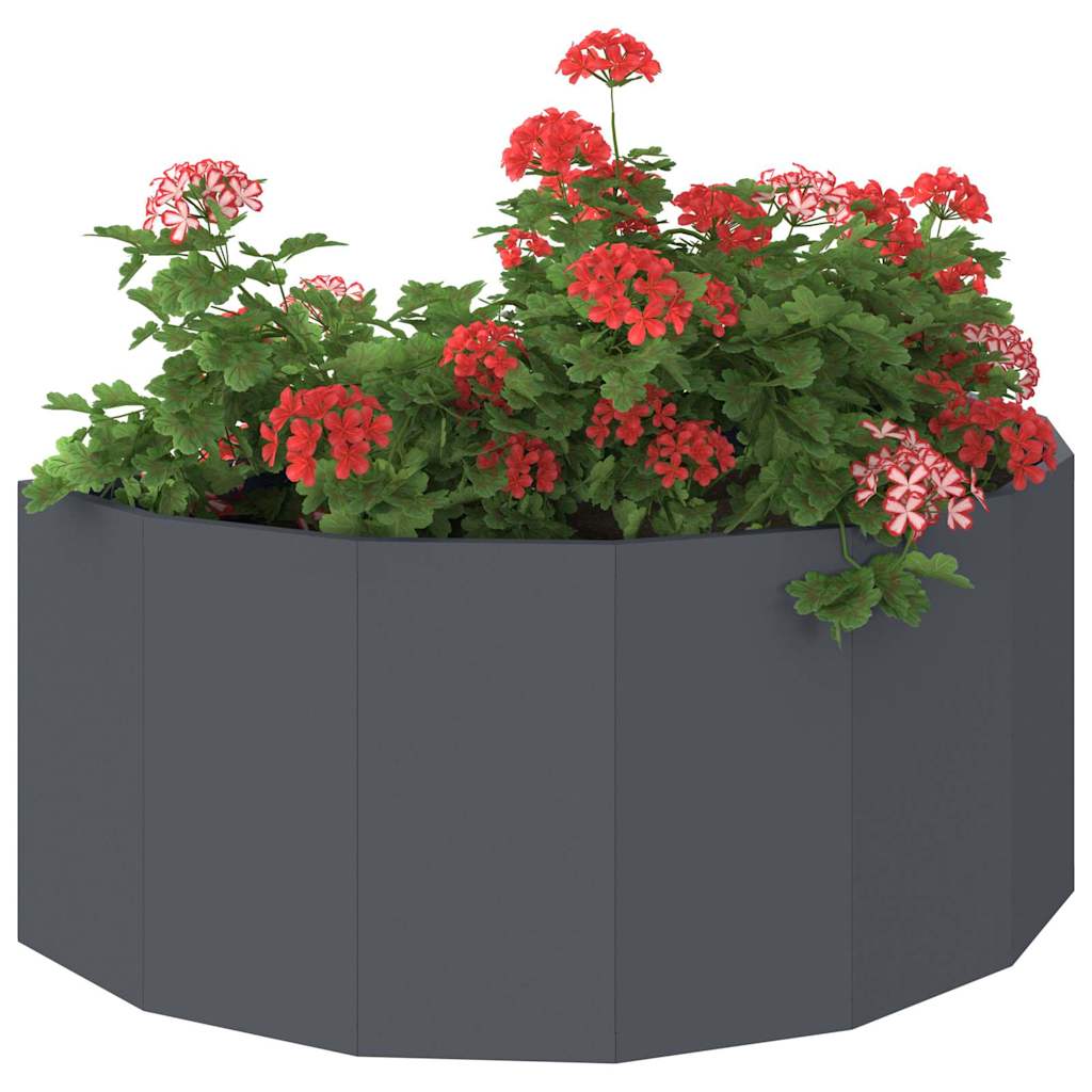Vidaxx Pflanzgefäß Anthrazit 90 x 45 x 35 cm Stahl