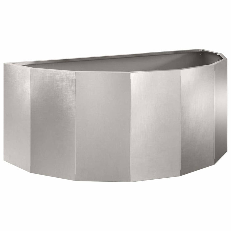 Vidaxx Pflanzgefäß Silber 90 x 45 x 35 cm Edelstahl