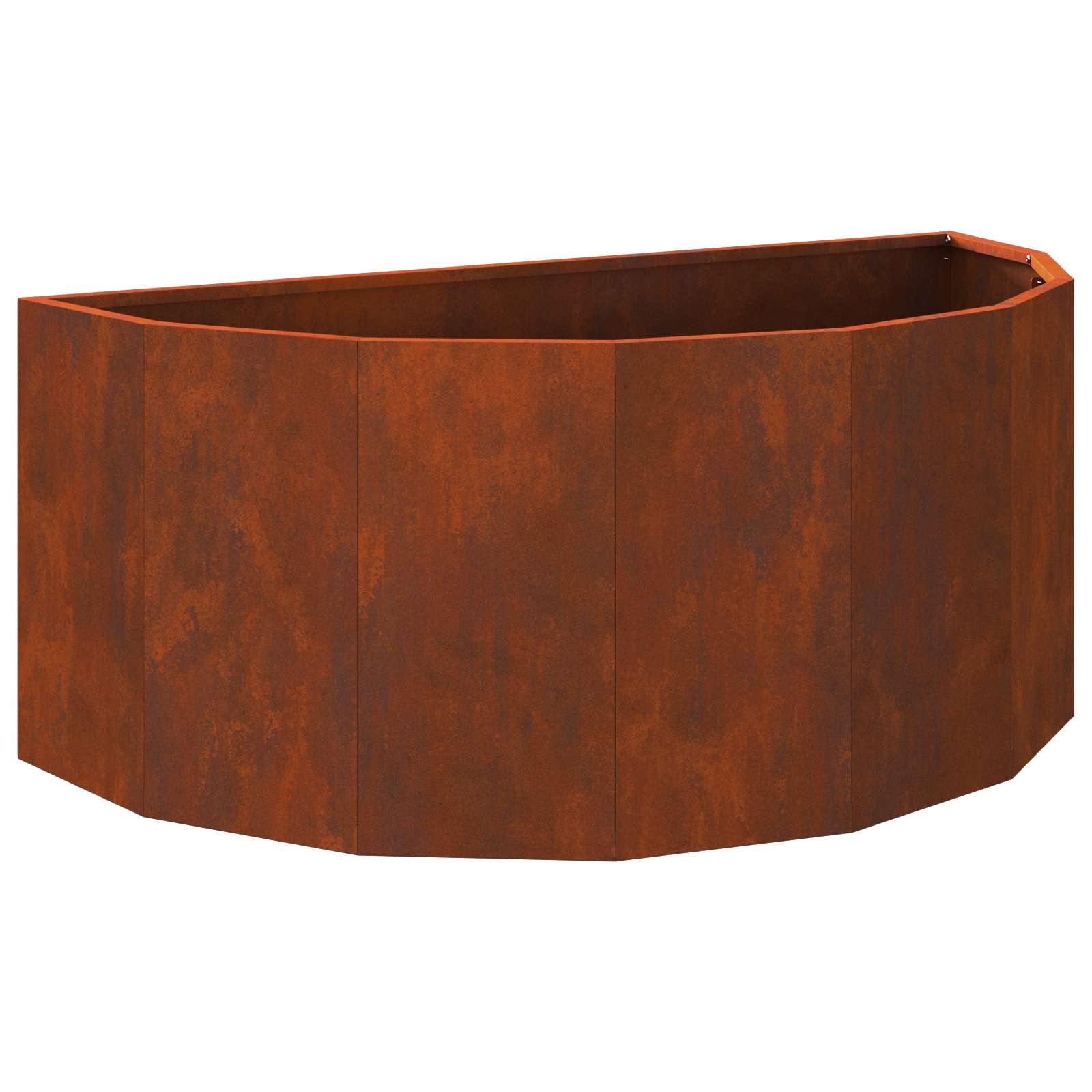 Vidaxx Pflanzgefäß rostig 90 x 45 x 35 cm Cortenstahl