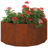 Vidaxx Pflanzgefäß rostig 90 x 45 x 35 cm Cortenstahl