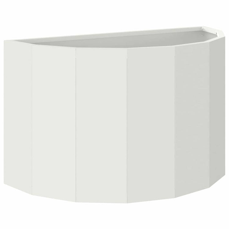 Vidaxx Pflanzgefäß weiß 60 x 30 x 35 cm Stahl
