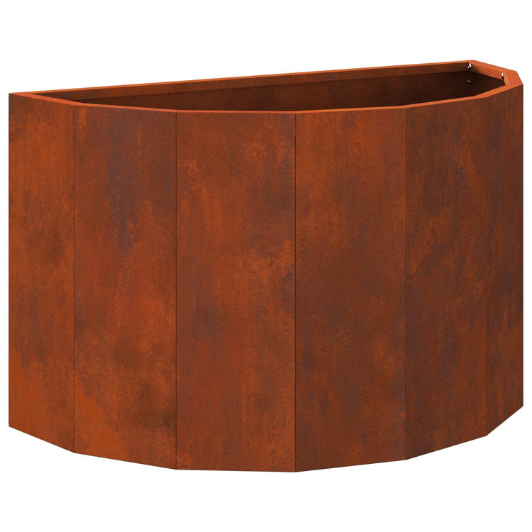Vidaxl Pflanzgefäß rostig 60 x 30 x 35 cm Cortenstahl