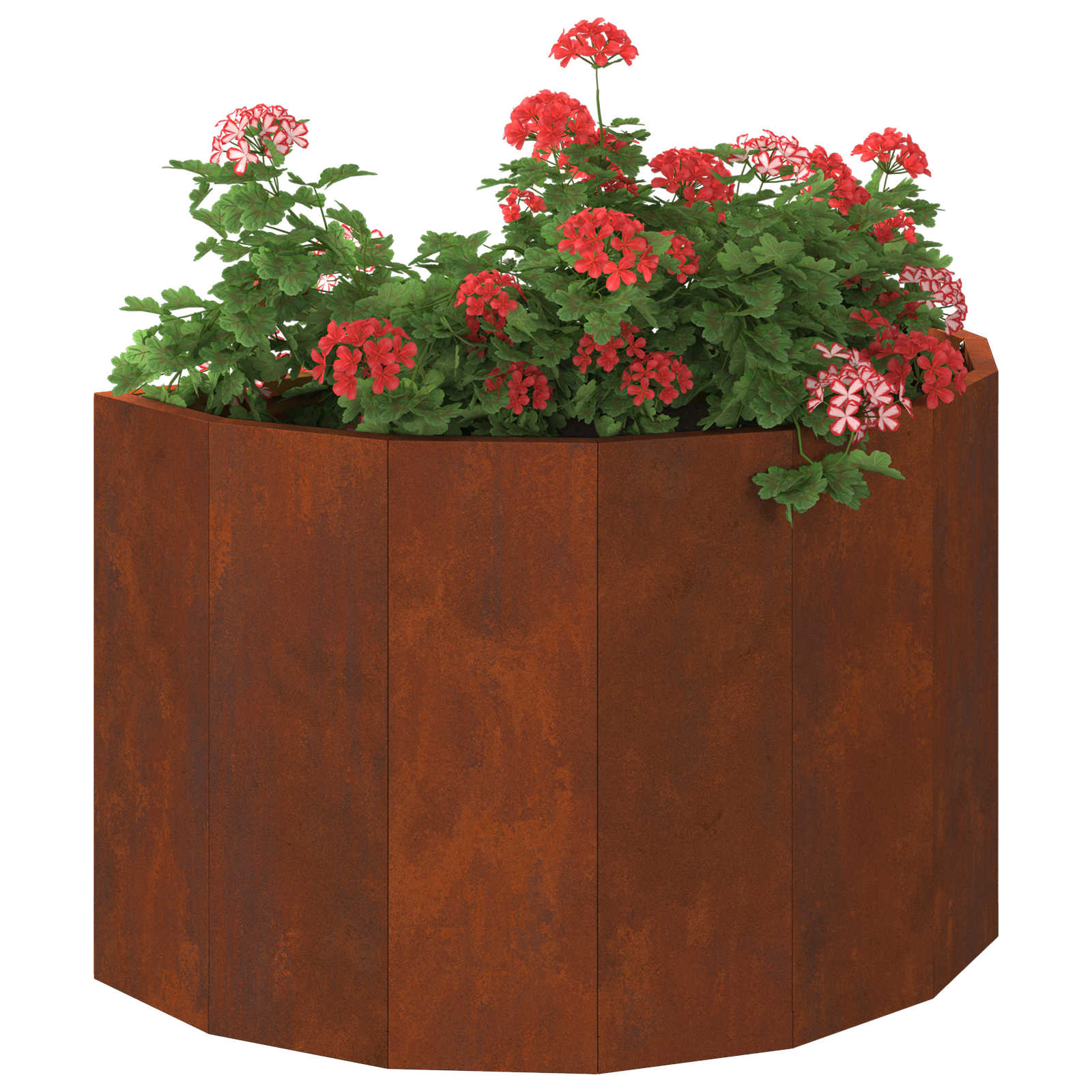 Vidaxl Pflanzgefäß rostig 60 x 30 x 35 cm Cortenstahl