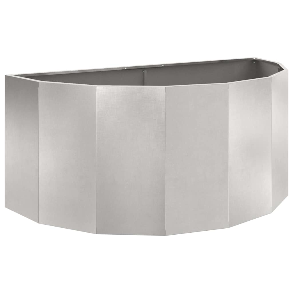 Vidaxx Pflanzgefäß Silber 120 x 60 x 50 cm Edelstahl