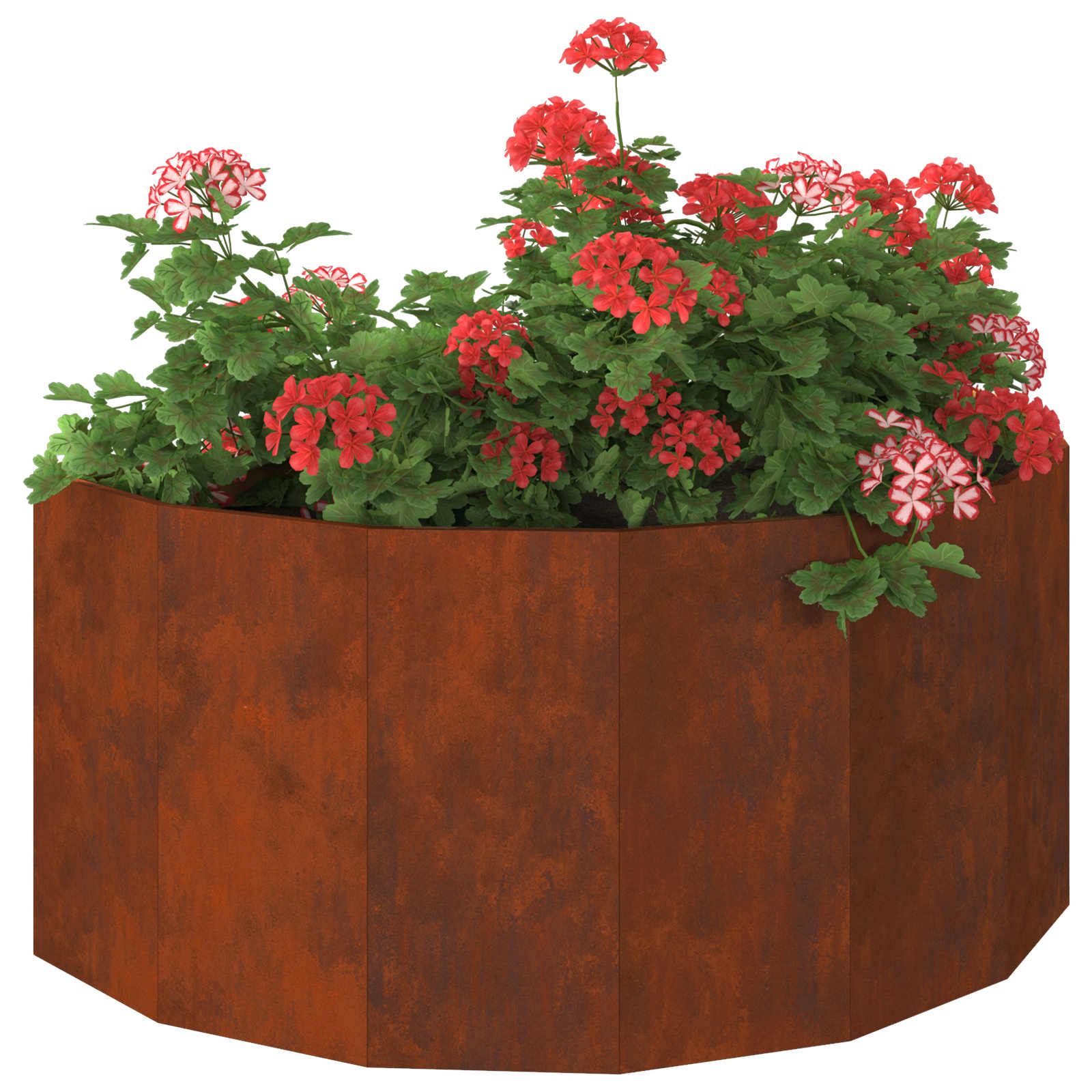 Vidaxl Pflanzgefäß rostig 120 x 60 x 50 cm Cortenstahl