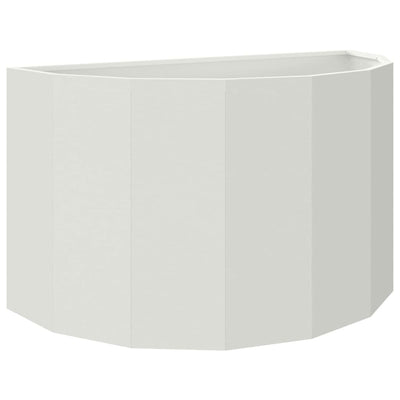 Vidaxx Pflanzgefäß weiß 90 x 45 x 50 cm Stahl