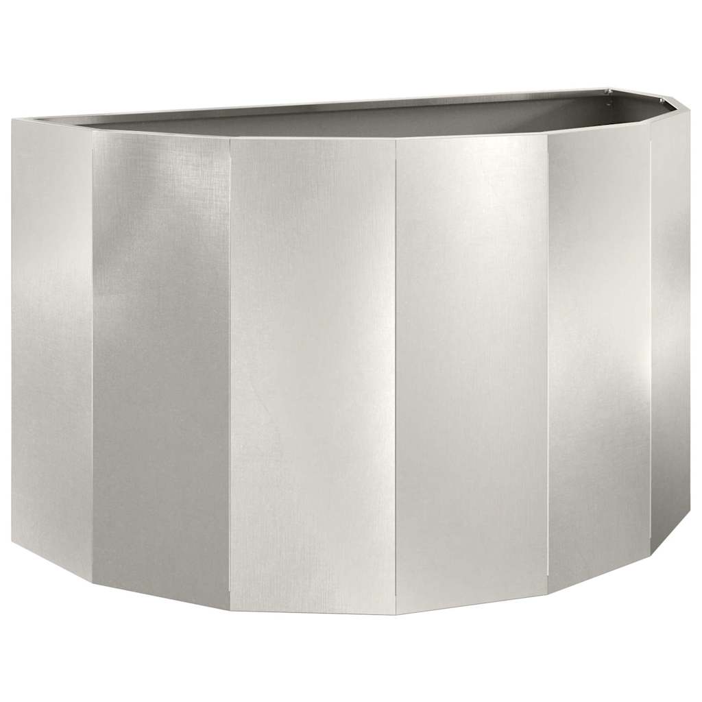 Vidaxx Pflanzgefäß Silber 90 x 45 x 50 cm Edelstahl