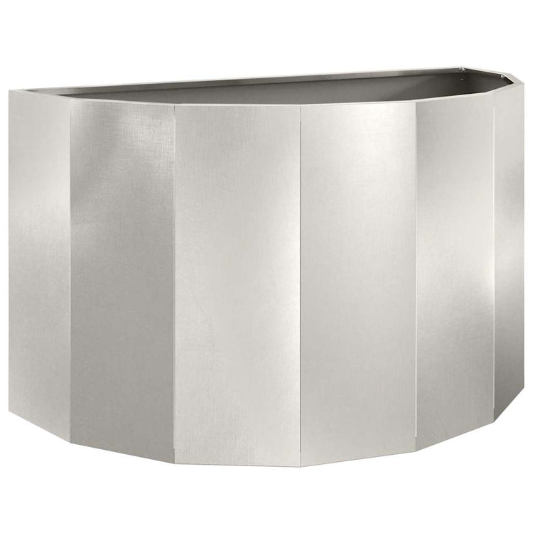 Vidaxx Pflanzgefäß Silber 90 x 45 x 50 cm Edelstahl