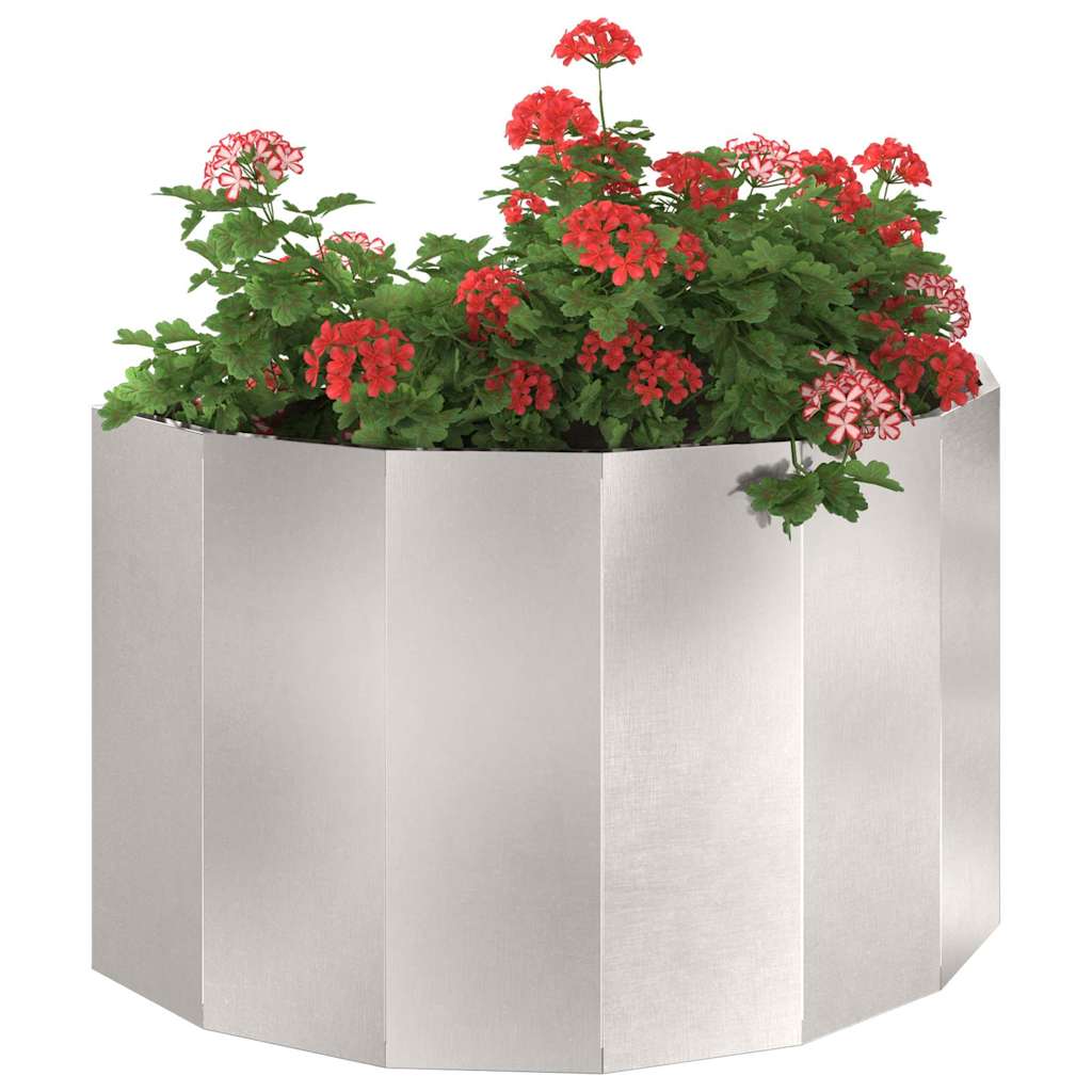 Vidaxx Pflanzgefäß Silber 90 x 45 x 50 cm Edelstahl