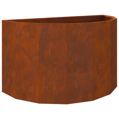 Vidaxl Pflanzgefäß rostig 90 x 45 x 50 cm Cortenstahl