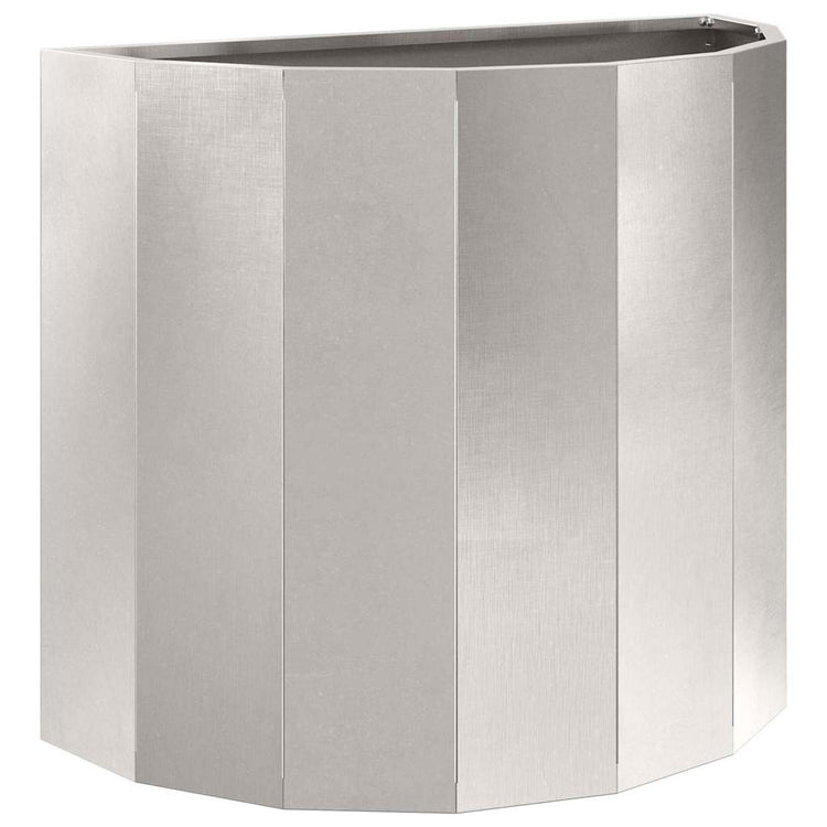 Vidaxx Pflanzgefäß Silber 60 x 30 x 50 cm Edelstahl