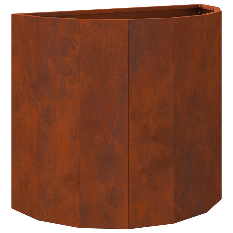 Vidaxl Pflanzgefäß rostig 60 x 30 x 50 cm Cortenstahl