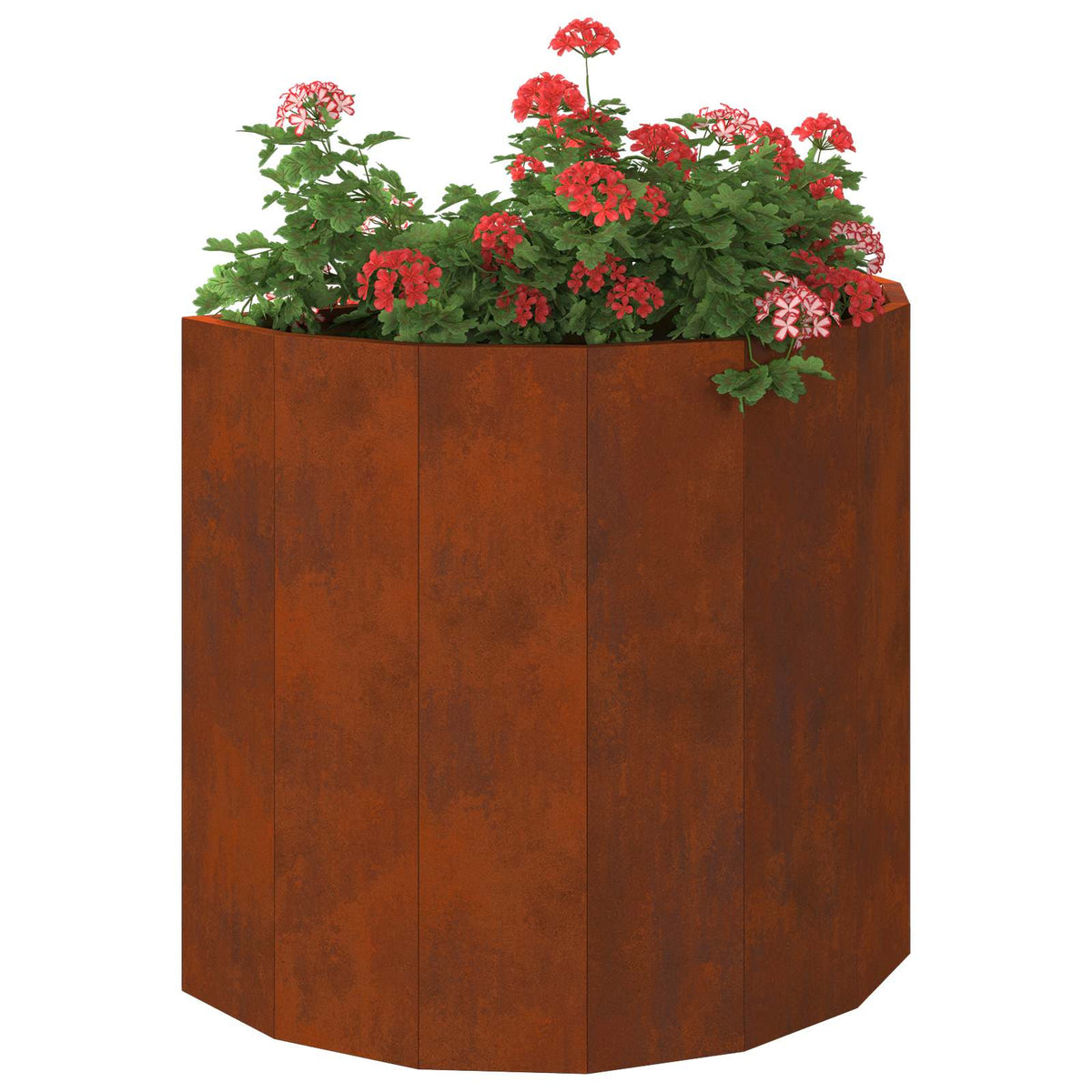Vidaxl Pflanzgefäß rostig 60 x 30 x 50 cm Cortenstahl