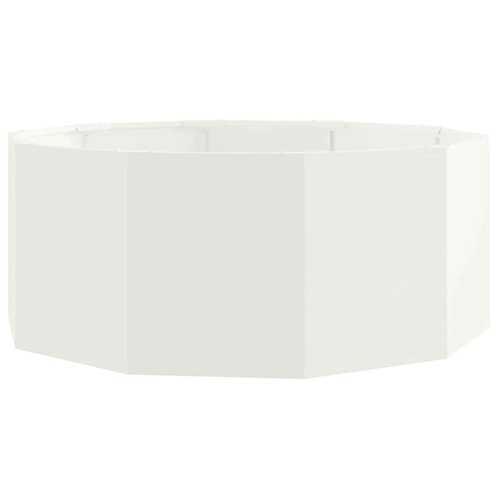 Vidaxx Pflanzgefäß weiß 90 x 90 x 35 cm Stahl