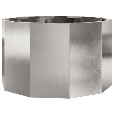 Vidaxx Pflanzgefäß Silber 60 x 60 x 35 cm Edelstahl