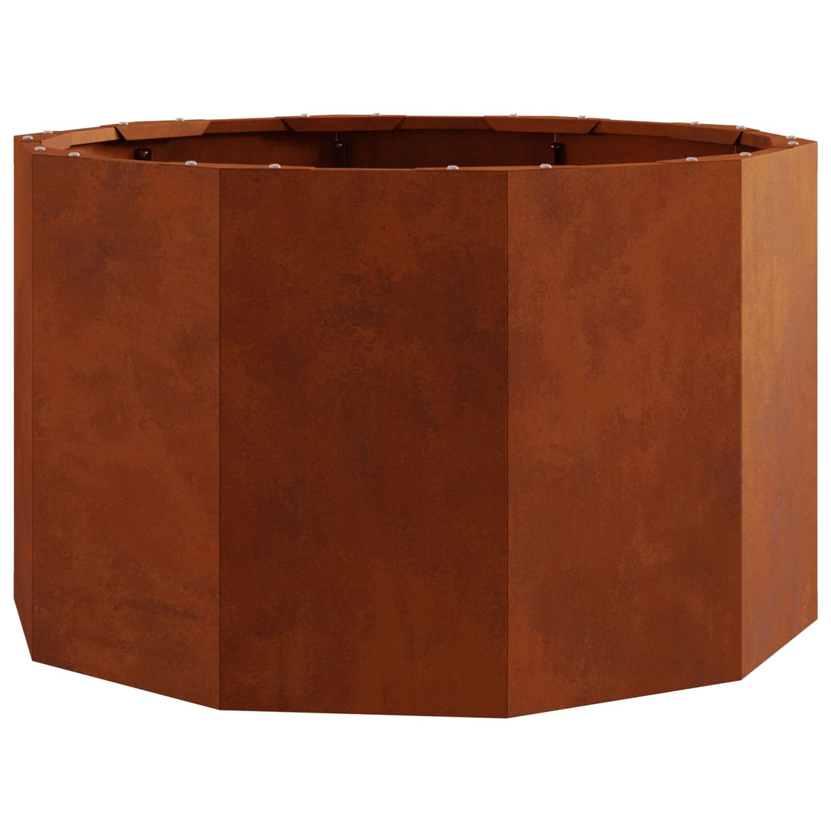 Vidaxl Pflanzgefäß rostig 60 x 60 x 35 cm Cortenstahl