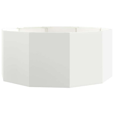 Vidaxx Pflanzgefäß weiß 120 x 120 x 50 cm Stahl