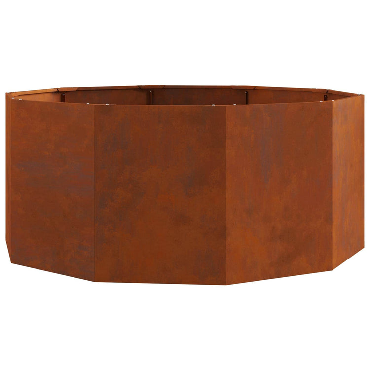 Vidaxx Pflanzgefäß rostig 120 x 120 x 50 cm Cortenstahl