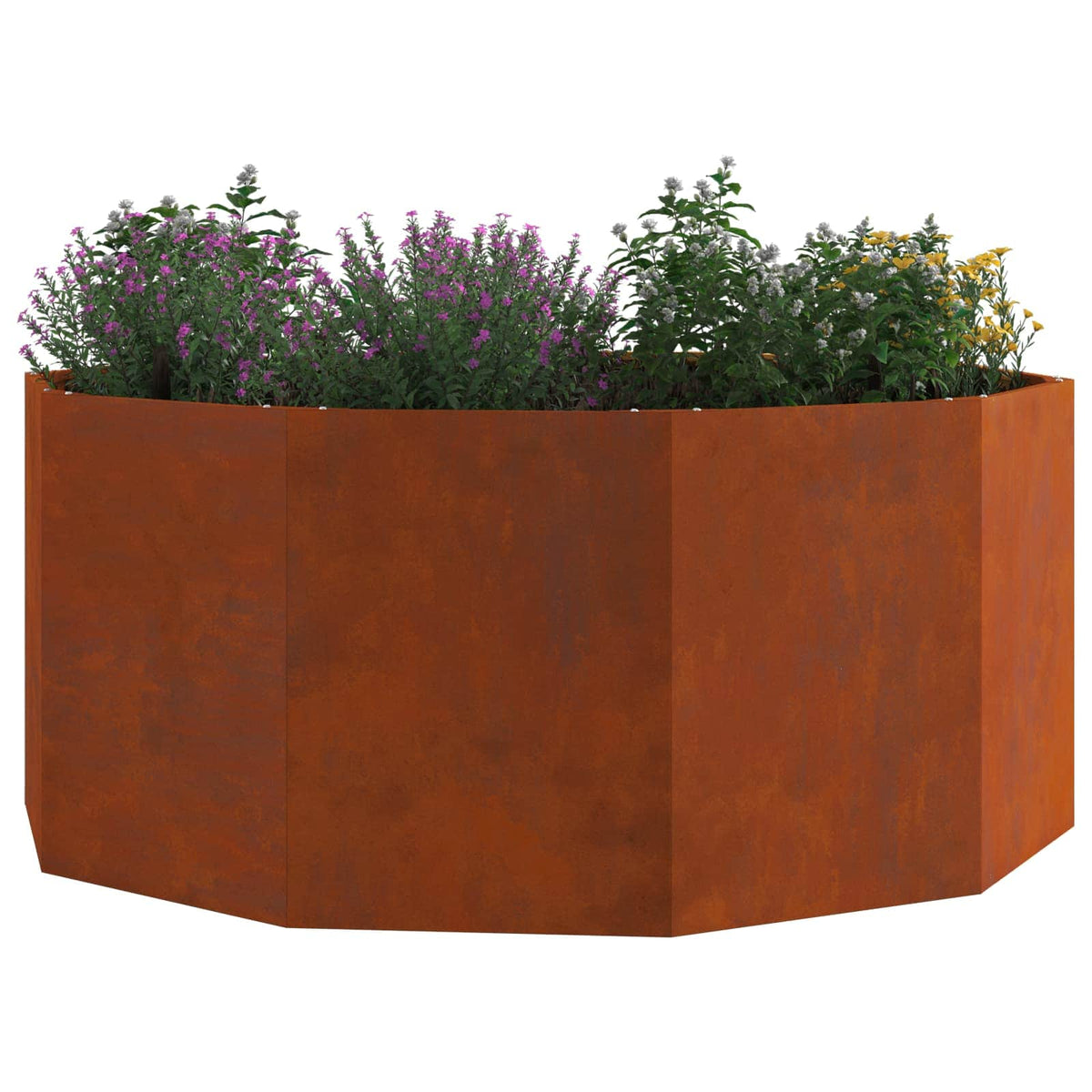 Vidaxx Pflanzgefäß rostig 120 x 120 x 50 cm Cortenstahl