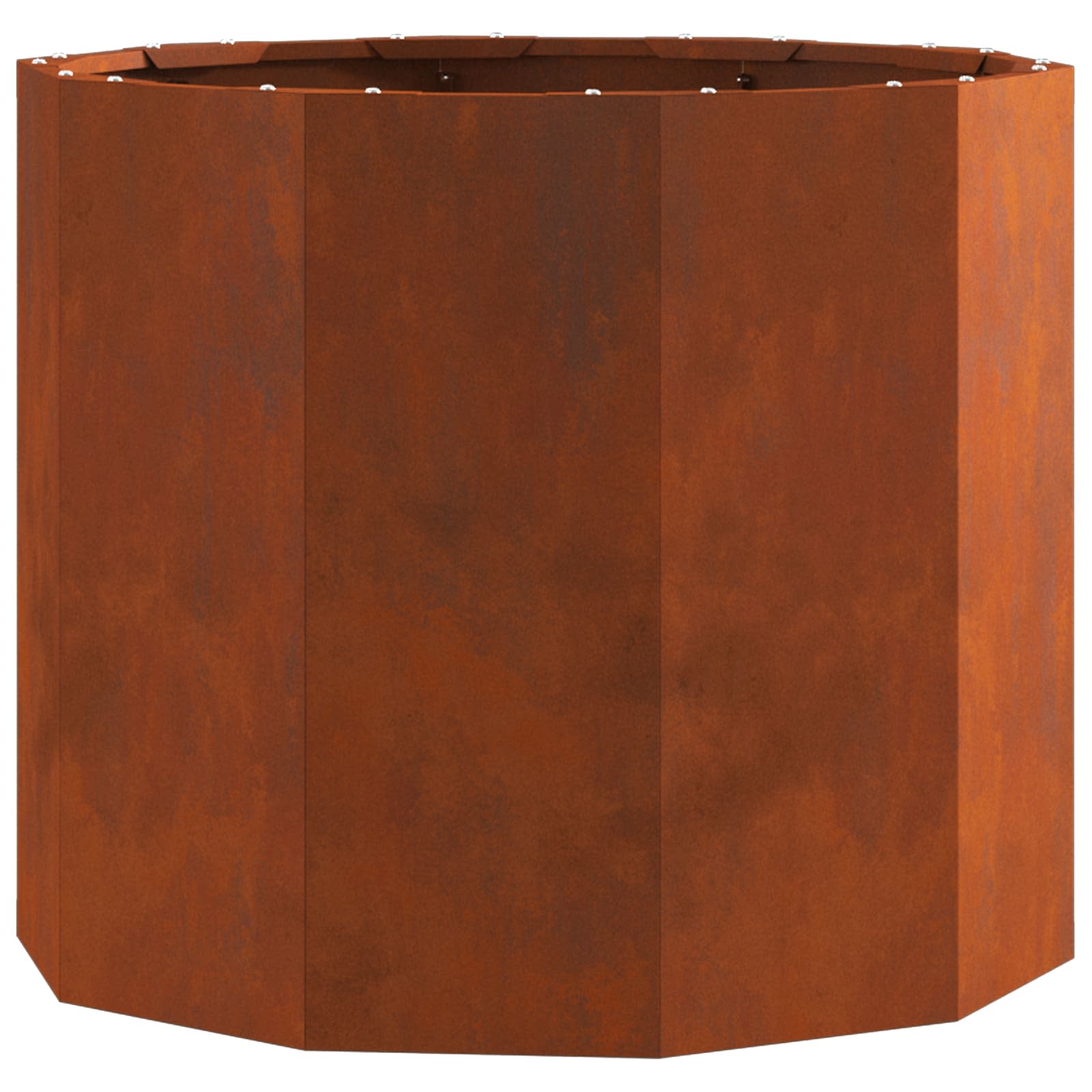 Vidaxl Pflanzgefäß rostig 60 x 60 x 50 cm Cortenstahl