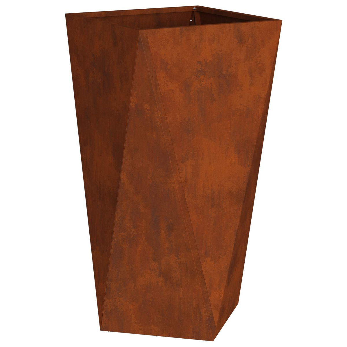 Vidaxl Pflanzgefäß rostig 40 x 40 x 75 cm Cortenstahl