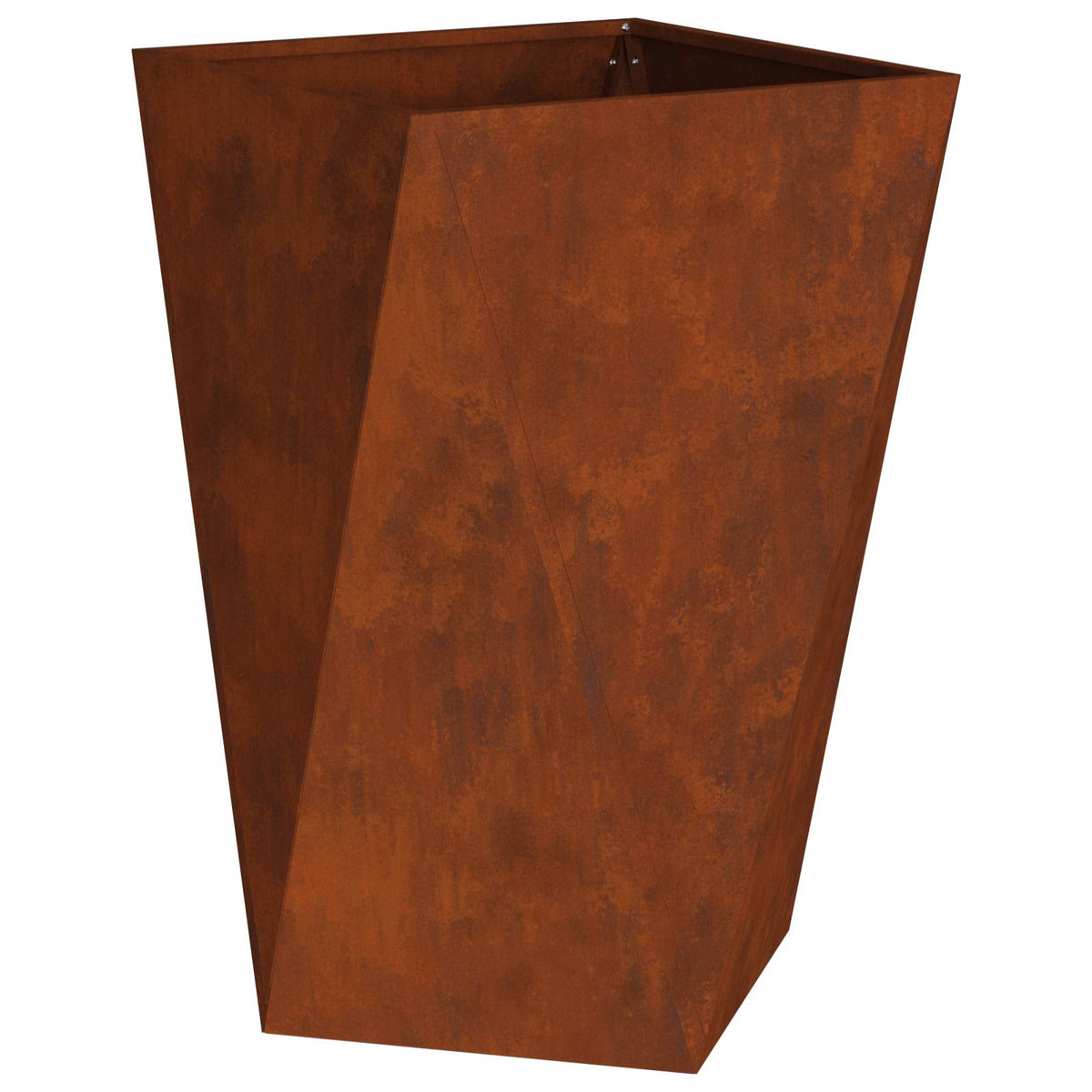 Vidaxl Pflanzgefäß rostig 50 x 50 x 75 cm Cortenstahl