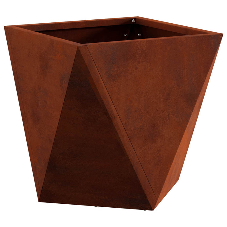 Vidaxl Pflanzgefäß rostig 30 x 30 x 30 cm Cortenstahl