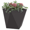 Vidaxx Pflanzgefäß 2 Stück schwarz 40 x 40 x 40 cm Stahl