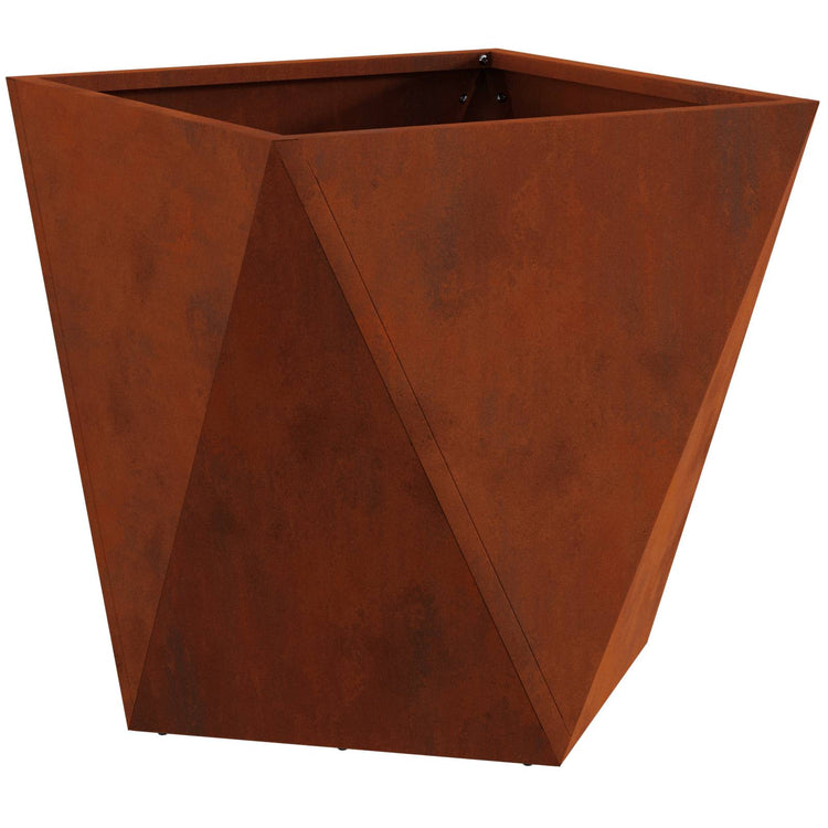 Vidaxl Pflanzgefäß rostig 40 x 40 x 40 cm Cortenstahl