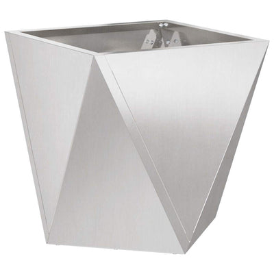 Vidaxx Pflanzgefäß Silber 50 x 50 x 50 cm Edelstahl
