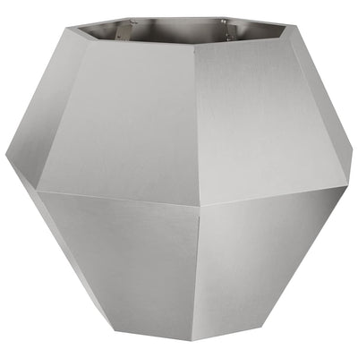 Vidaxx Pflanzgefäß Silber 75 x 75 x 60 cm Edelstahl