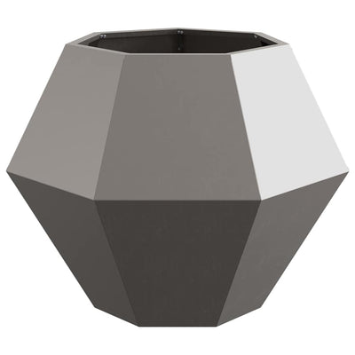 Vidaxl Pflanzgefäß rostig 75 x 75 x 60 cm Cortenstahl