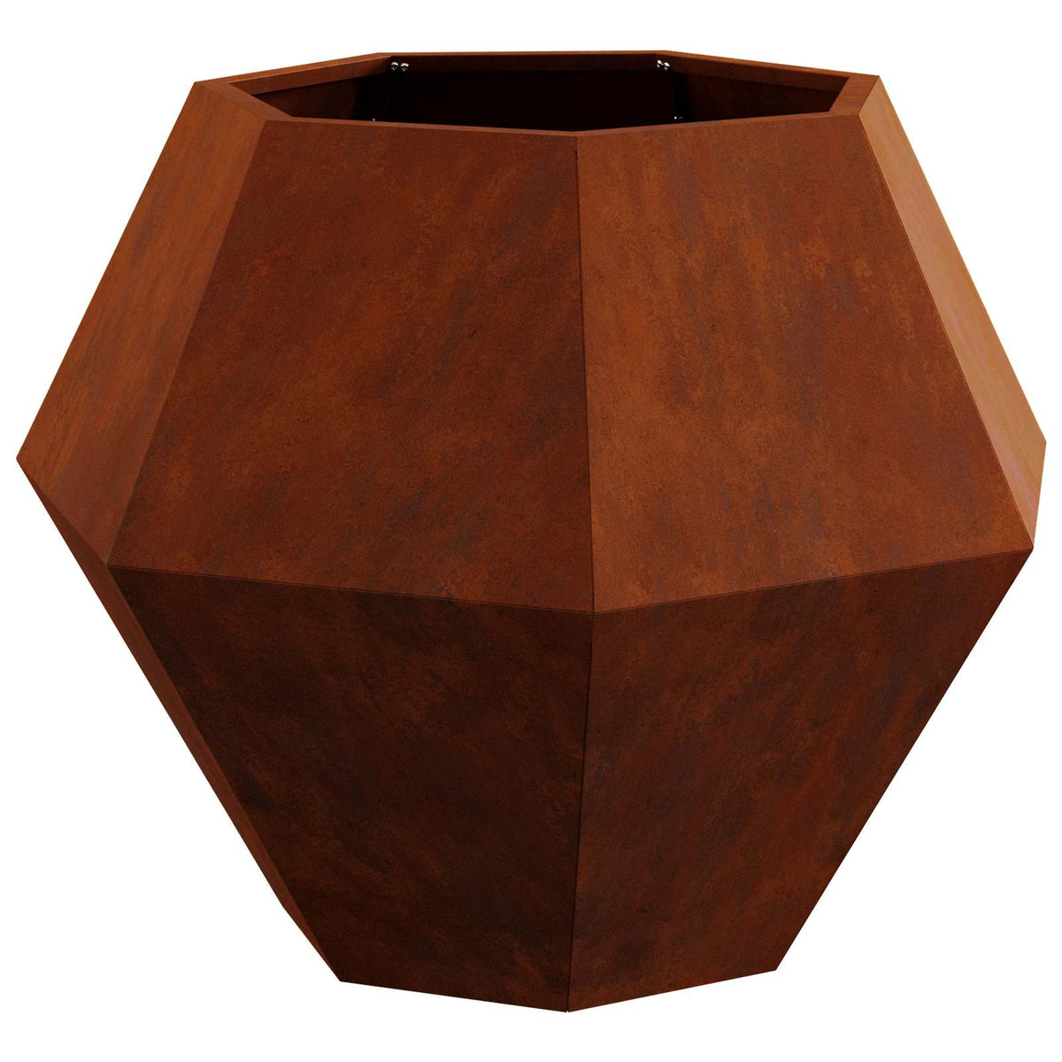 Vidaxl Pflanzgefäß rostig 75 x 75 x 60 cm Cortenstahl