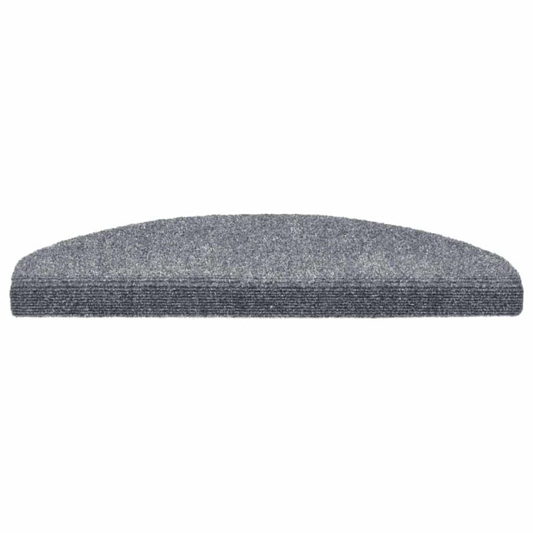 Vidaxx selbstklebende Stufenmatten 20 Stück 65x21x4 cm hellgrau halbrund groß