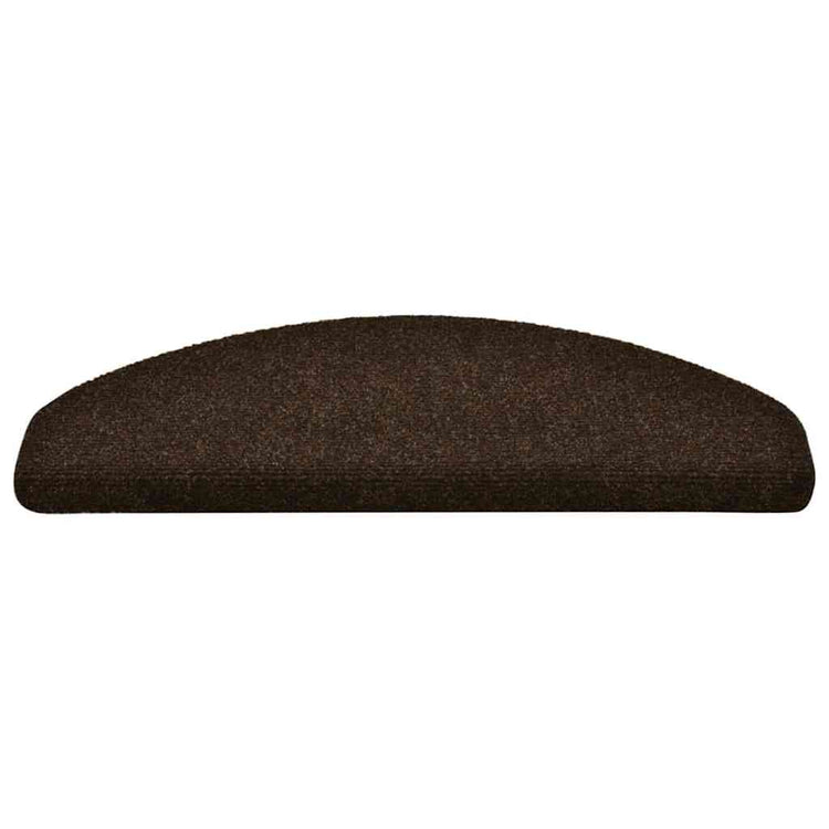 Vidaxx Stufenmatten selbstklebend 20 Stück 65x21x4 cm braun halbrund groß