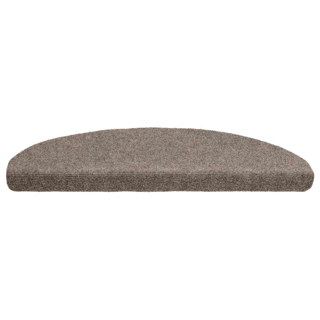 VidaXL Stufenmatten selbstklebend 20 Stück 65x21x4 cm beige halbrund groß
