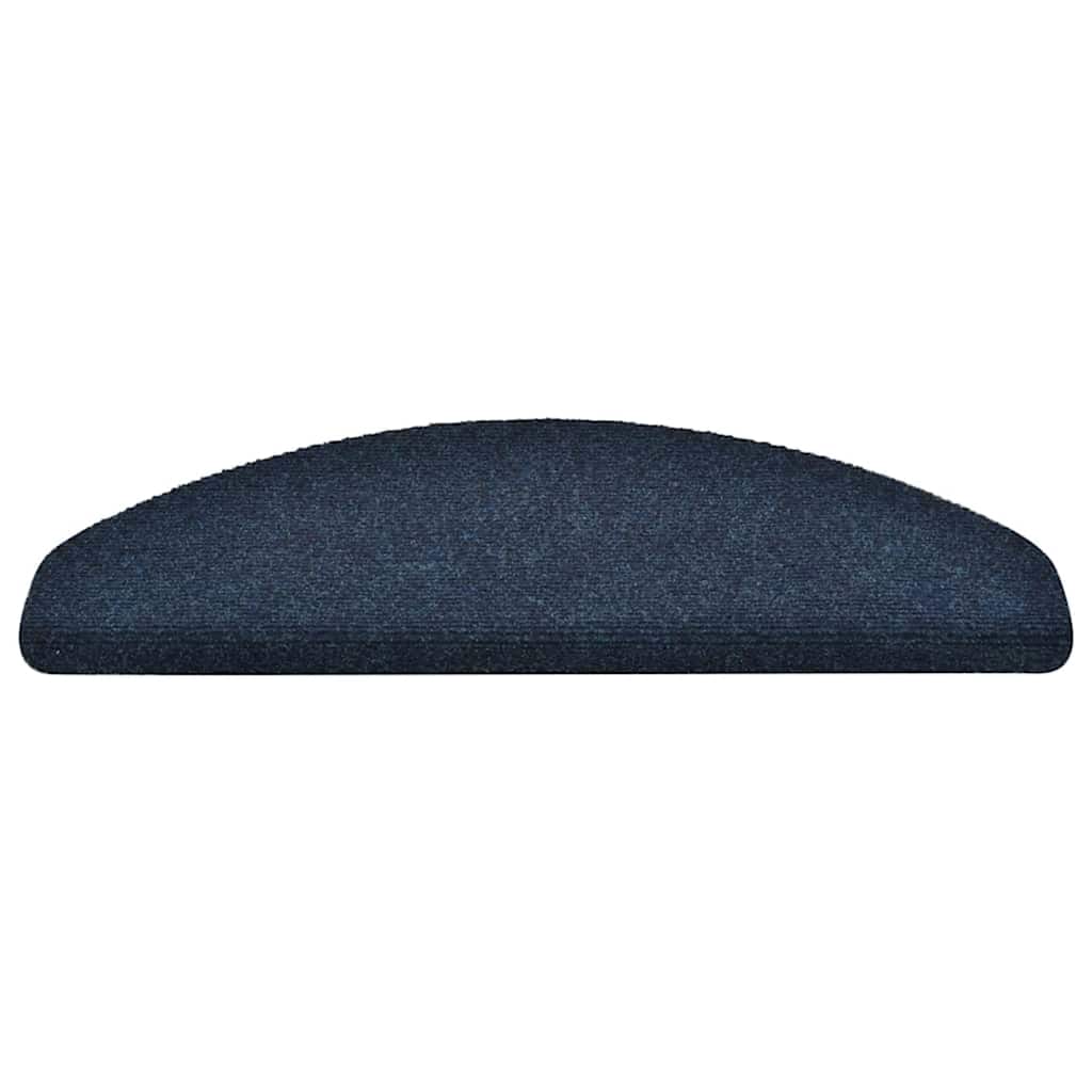VidaXL Stufenmatten selbstklebend 20 Stück 65x21x4 cm marineblau halbrund groß
